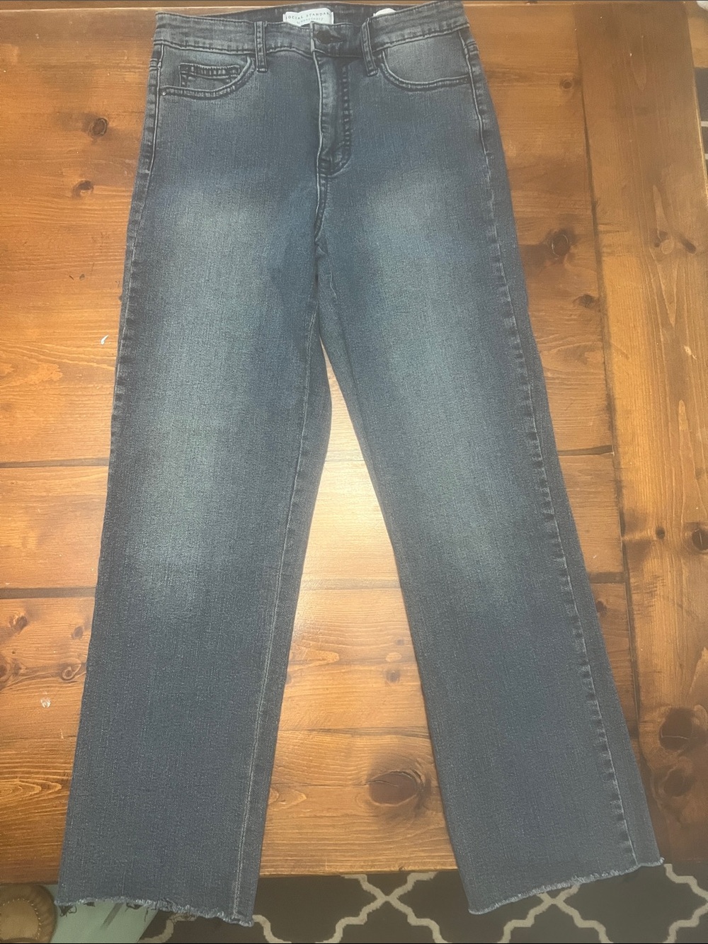 Sanctuary Women's Straight Leg Jeans in Faded Indigo